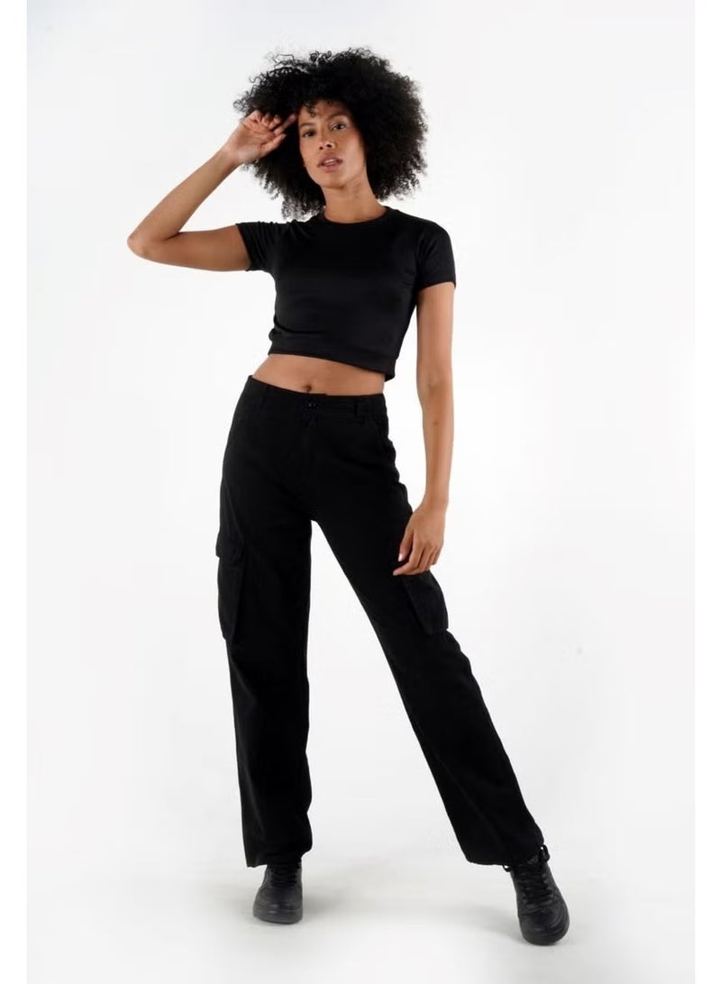 Alexander Gardi Crew Neck Crop T-Shirt (B24-326A) - Image 1